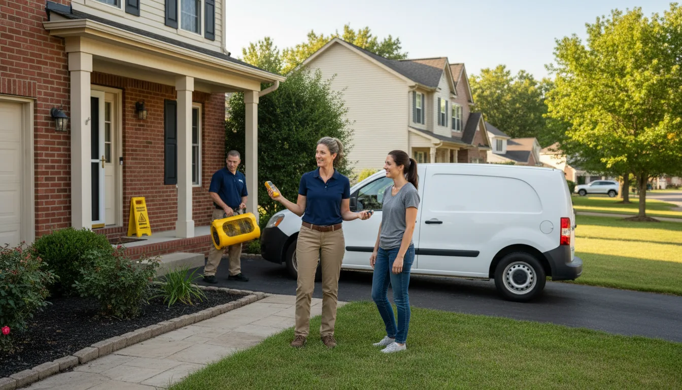 Residential water damage restoration in Hereford, CO